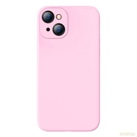 Baseus Liquid Gel Case silikonowe etui pokrowiec do iPhone 13 różowy (ARYT000904)