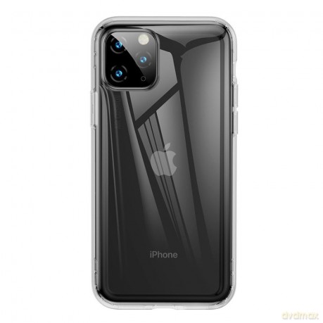 Baseus Safety Airbags elastyczny pokrowiec etui ze wzmocnionymi narożnikami iPhone 11 Pro przezroczysty (ARAPIPH58S-SF02)