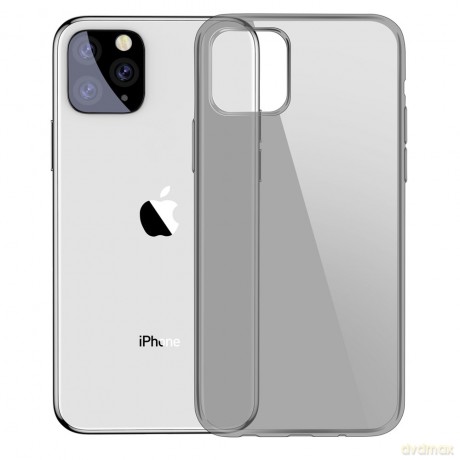 Baseus Simple Series Case przezroczyste żelowe etui iPhone 11 Pro czarny (ARAPIPH58S-01)