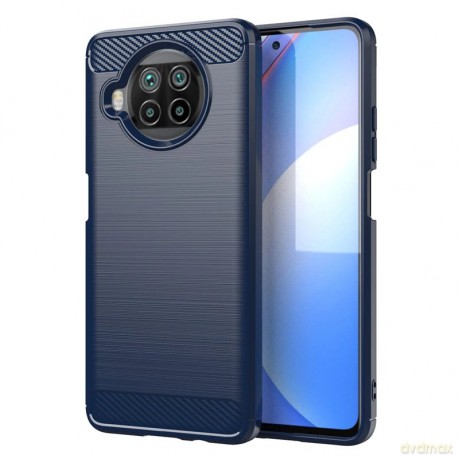 Carbon Case elastyczne etui pokrowiec Xiaomi Mi 10T Lite niebieski