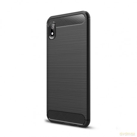 Carbon Case elastyczne etui pokrowiec Xiaomi Redmi 7A czarny