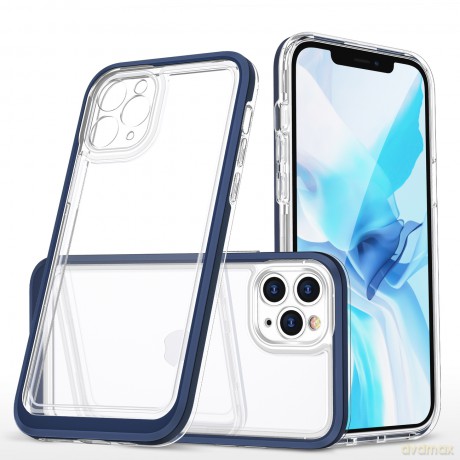 Clear 3in1 etui do iphone 11 Pro Max niebieski