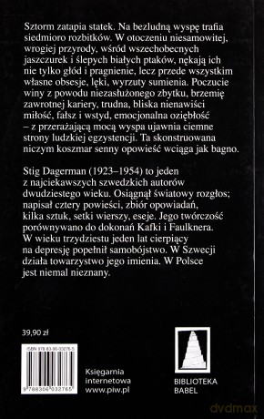 Wyspa Skazańców - Stig Dagerman [KSIĄŻKA]