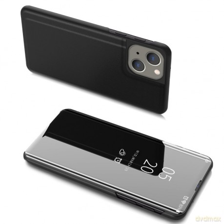 Clear View Case futerał etui z klapką iPhone 13 czarny