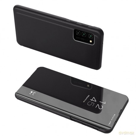 Clear View Case futerał etui z klapką Oppo Reno 4 czarny