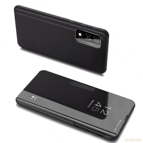 Clear View Case futerał etui z klapką Realme 7 Pro czarny