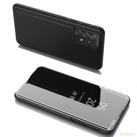 Clear View Case futerał etui z klapką Samsung Galaxy A53 5G czarny