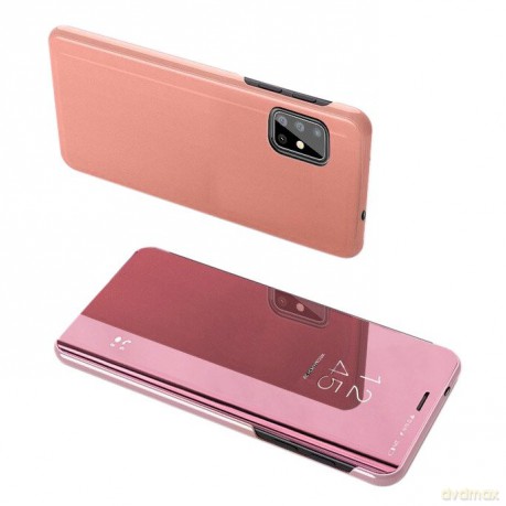 Clear View Case futerał etui z klapką Samsung Galaxy S20 Ultra różowy