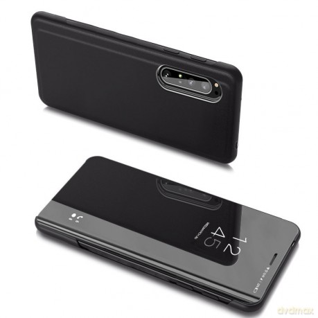 Clear View Case futerał etui z klapką Sony Xperia 10 II czarny