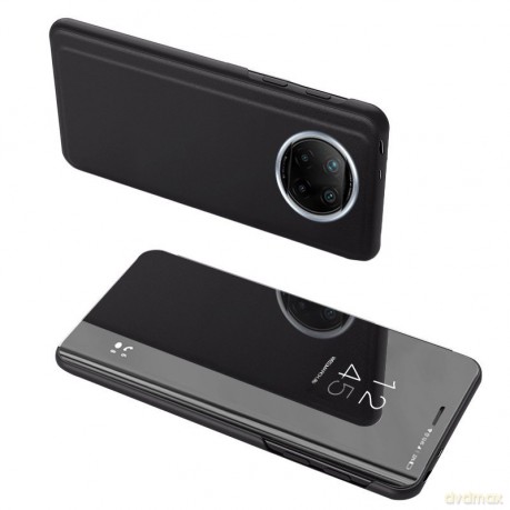 Clear View Case futerał etui z klapką Xiaomi Redmi Note 9T 5G czarny