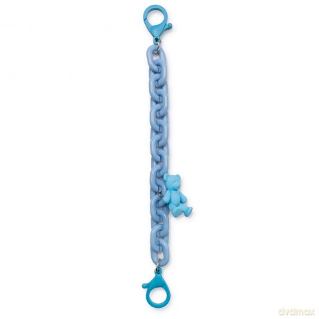 Color Chain (rope) kolorowy łańcuszek łańcuch zawieszka do telefonu portfela plecaka niebieski