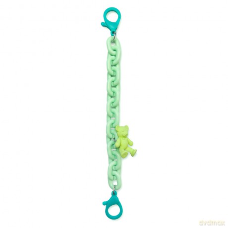 Color Chain (rope) kolorowy łańcuszek łańcuch zawieszka do telefonu portfela plecaka zielony