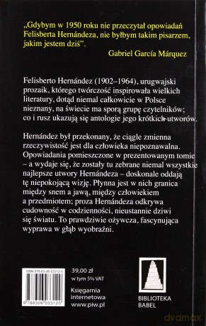 Ciemna Jadalnia Balkon I Inne Niezwykłe Opowieści - Felisberto Hernandez [KSIĄŻKA]