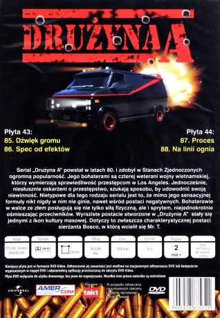 Drużyna A cz. 22 (odcinki 85-88) [2DVD]