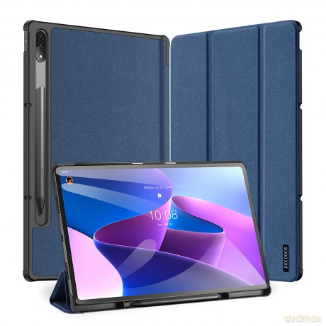 DUX DUCIS Domo składany pokrowiec etui na tablet z funkcją Smart Sleep podstawka Lenovo Tab P12 Pro niebieski