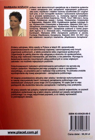 Zarządzanie Publiczne W Teorii I Praktyce Polskich Organizacji - Barbara Kożuch [KSIĄŻKA]
