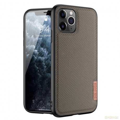 Dux Ducis Fino etui pokrowiec pokryty nylonowym materiałem iPhone 11 Pro Max zielony