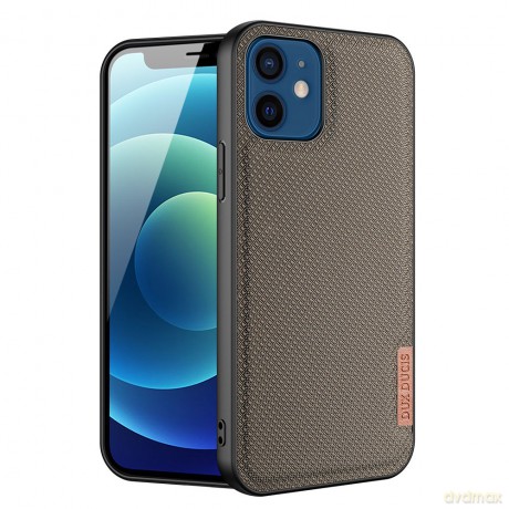 Dux Ducis Fino etui pokrowiec pokryty nylonowym materiałem iPhone 12 mini zielony