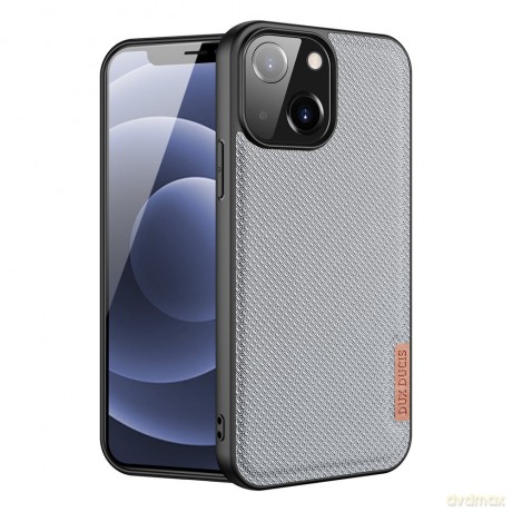 Dux Ducis Fino etui pokrowiec pokryty nylonowym materiałem iPhone 13 mini szary