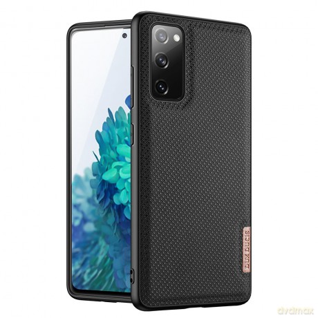 Dux Ducis Fino etui pokrowiec pokryty nylonowym materiałem Samsung Galaxy S20 FE 5G czarny