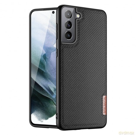 Dux Ducis Fino etui pokrowiec pokryty nylonowym materiałem Samsung Galaxy S21 FE czarny