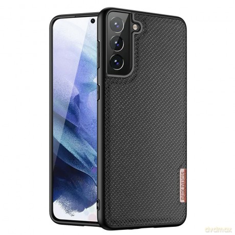 Dux Ducis Fino etui pokrowiec pokryty nylonowym materiałem Samsung Galaxy S21+ 5G (S21 Plus 5G) czarny