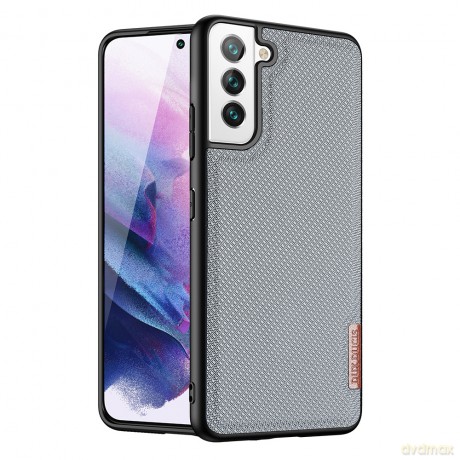 Dux Ducis Fino etui pokrowiec pokryty nylonowym materiałem Samsung Galaxy S22 niebieski
