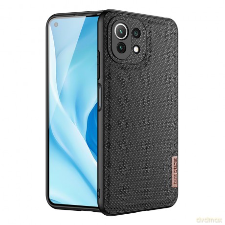 Dux Ducis Fino etui pokrowiec pokryty nylonowym materiałem Xiaomi Mi 11 Lite 5G czarny