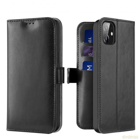 Dux Ducis Kado kabura etui portfel pokrowiec z klapką iPhone 12 mini czarny