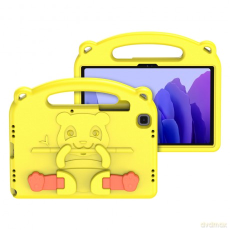 Dux Ducis Panda bezpieczne dla dzieci dziecięce miękkie etui do Samsung Galaxy Tab A7 10.4'' 2020 żółty