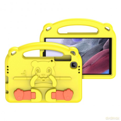 Dux Ducis Panda bezpieczne dla dzieci dziecięce miękkie etui do Samsung Galaxy Tab A7 Lite (T220 / T225) żółty
