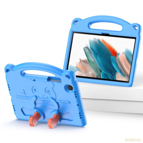 Dux Ducis Panda bezpieczne dla dzieci dziecięce miękkie etui do Samsung Galaxy Tab A8 10,5'' 2021 niebieski