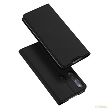 DUX DUCIS Skin Pro kabura etui pokrowiec z klapką Huawei P40 Lite E czarny