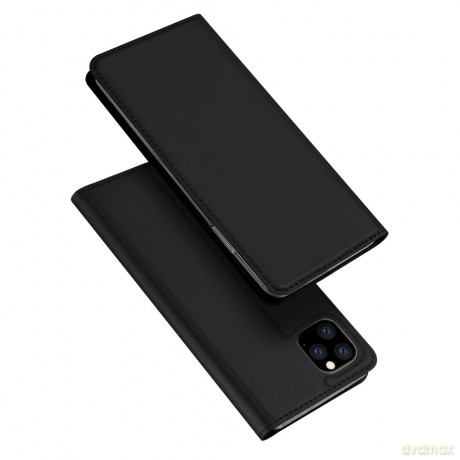 DUX DUCIS Skin Pro kabura etui pokrowiec z klapką iPhone 11 Pro Max czarny