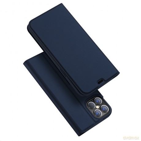 DUX DUCIS Skin Pro kabura etui pokrowiec z klapką iPhone 12 Pro Max niebieski