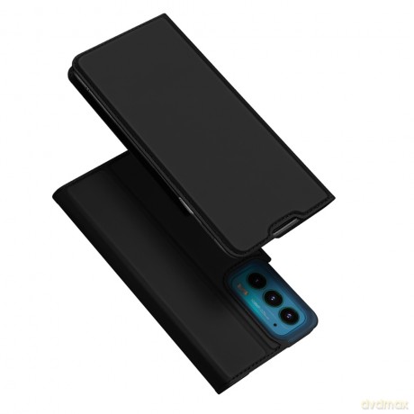 Dux Ducis Skin Pro kabura etui pokrowiec z klapką Motorola Moto Edge 20 czarny