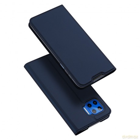 DUX DUCIS Skin Pro kabura etui pokrowiec z klapką Motorola Moto G 5G Plus niebieski
