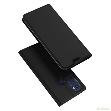 Dux Ducis Skin Pro kabura etui pokrowiec z klapką Motorola Moto G60S czarny