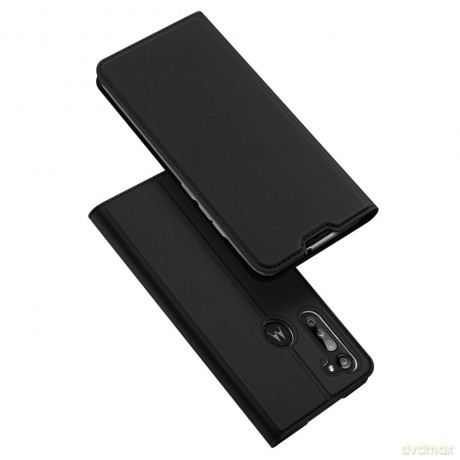 DUX DUCIS Skin Pro kabura etui pokrowiec z klapką Motorola Moto G8 Power czarny