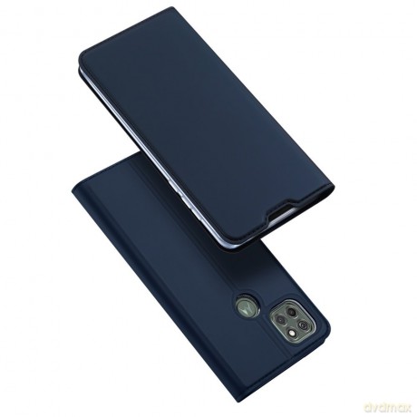 DUX DUCIS Skin Pro kabura etui pokrowiec z klapką Motorola Moto G9 Power niebieski