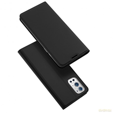DUX DUCIS Skin Pro kabura etui pokrowiec z klapką OnePlus 9 Pro czarny
