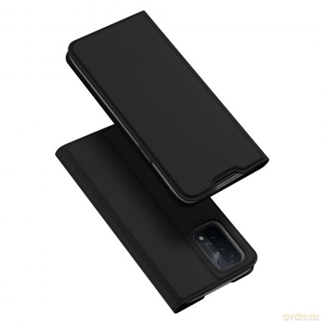 Dux Ducis Skin Pro kabura etui pokrowiec z klapką Oppo A54 5G czarny