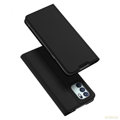 Dux Ducis Skin Pro kabura etui pokrowiec z klapką Oppo Reno6 4G czarny