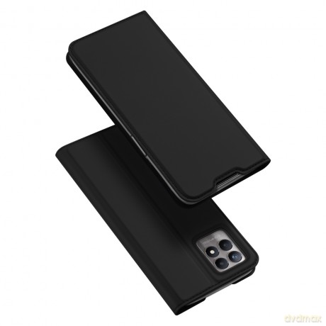 Dux Ducis Skin Pro kabura etui pokrowiec z klapką Realme 8i czarny