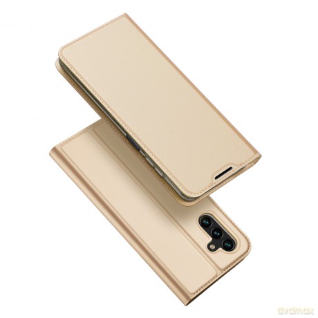 Dux Ducis Skin Pro kabura etui pokrowiec z klapką Samsung Galaxy A13 5G złoty