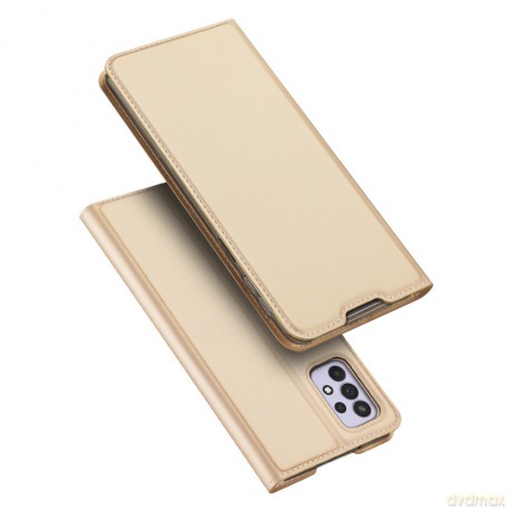 Dux Ducis Skin Pro kabura etui pokrowiec z klapką Samsung Galaxy A33 5G złoty