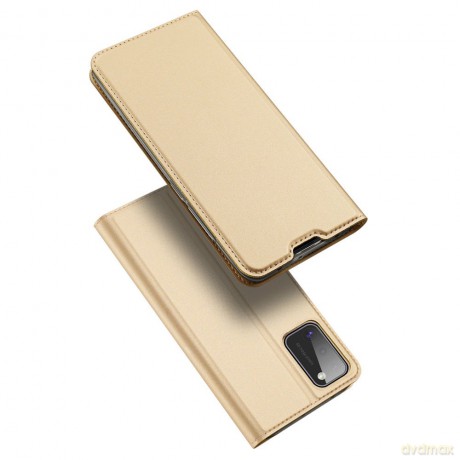 DUX DUCIS Skin Pro kabura etui pokrowiec z klapką Samsung Galaxy A41 złoty