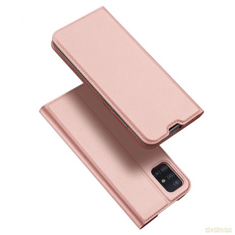 DUX DUCIS Skin Pro kabura etui pokrowiec z klapką Samsung Galaxy A51 różowy