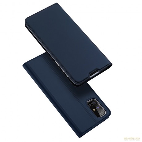 DUX DUCIS Skin Pro kabura etui pokrowiec z klapką Samsung Galaxy M31s niebieski