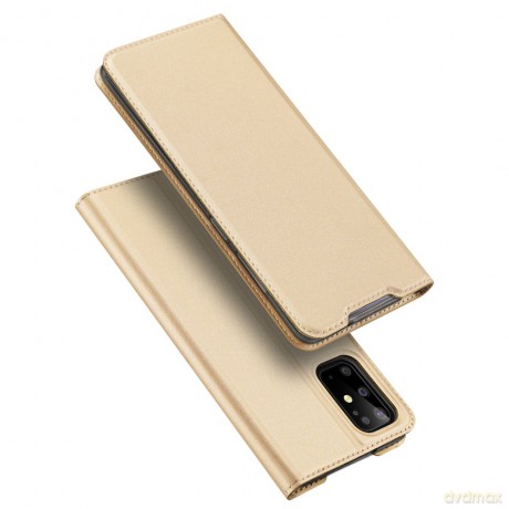 DUX DUCIS Skin Pro kabura etui pokrowiec z klapką Samsung Galaxy S20 Plus złoty